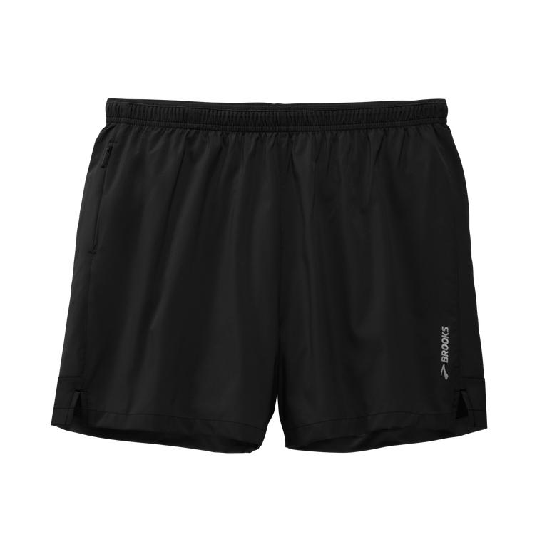 Brooks Go-To 5" Mens Running Shorts - Black - Indonesia (OMHQ-35681)